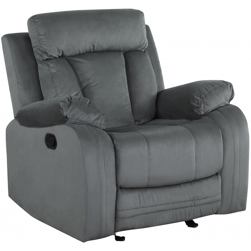 40"" Modern Grey Fabric Chair