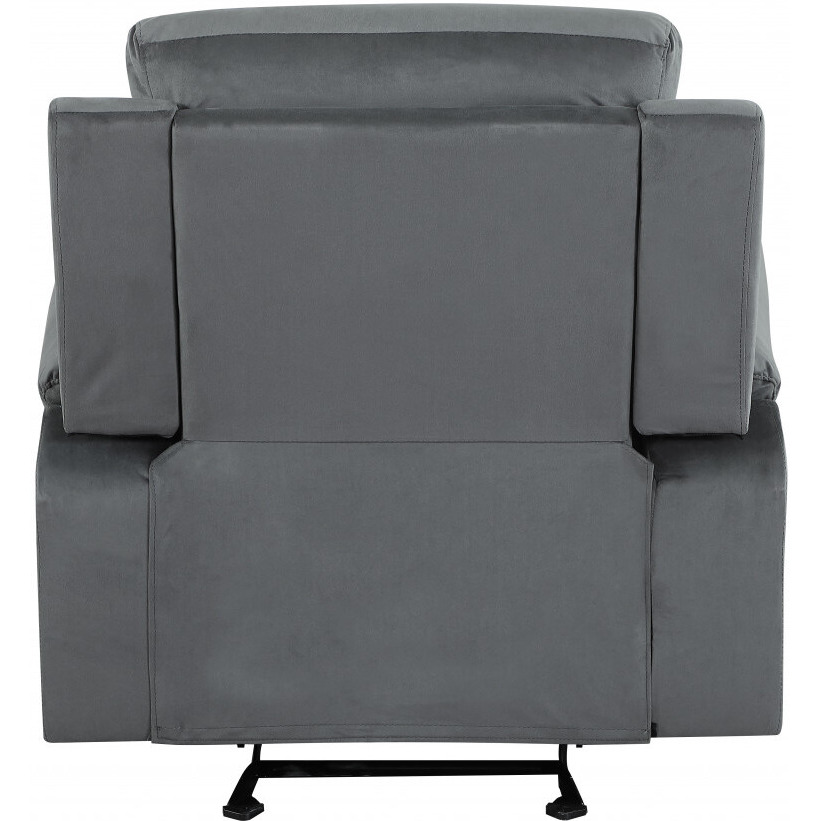 40"" Modern Grey Fabric Chair