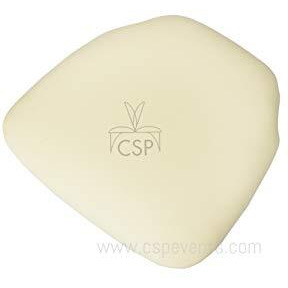 Commerical Seating Products Ivory Vinyl Cushions Chairs