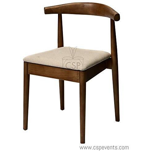 Commerical Seating Products Mid-Century-Caf Tinted Raw Dining Chairs