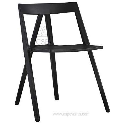 Commerical Seating Products Milan Armless Black Chairs