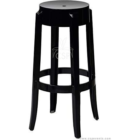 Commerical Seating Products Rpc Bk Black Kage Backless Stool Chairs