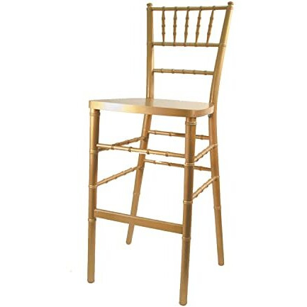 Commerical Seating Products European Gold Wood Dining Bar Stool Chairs