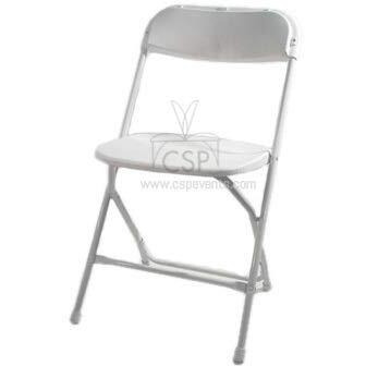 Commerical Seating Products Poly-White Folding Chairs