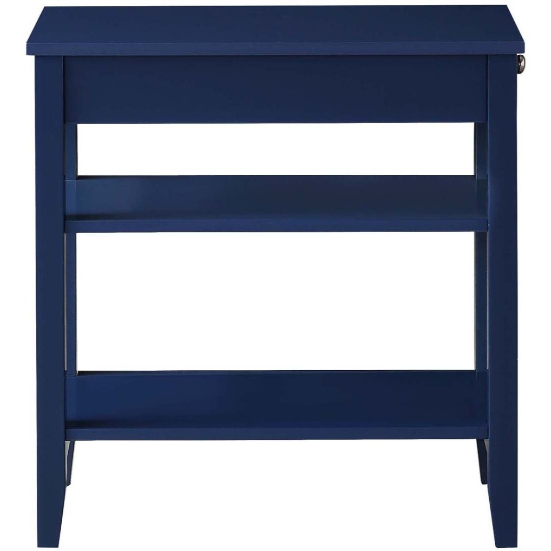 American Heritage 1 Drawer Chairside End Table With Shelves