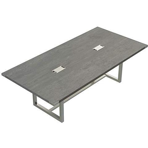 Mirella Conference Table  Sitting-Height  8 Stone Gray