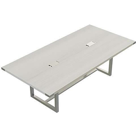 Mirella Conference Table  Sitting-Height  8 White Ash