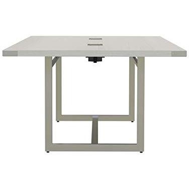 Mirella Conference Table  Sitting-Height  8 White Ash
