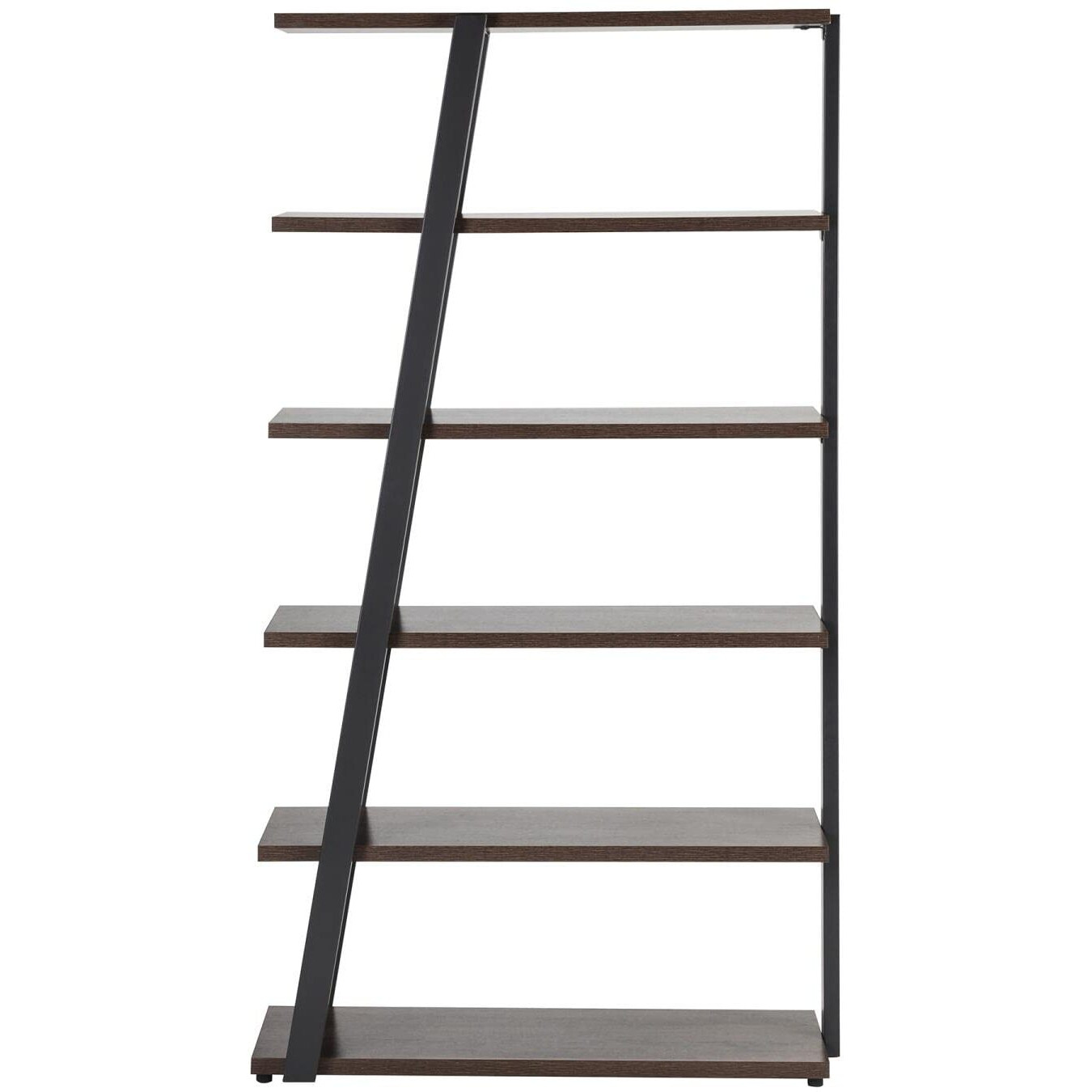 Mirella 5 Shelf Bookshelf Southern Tobacco
