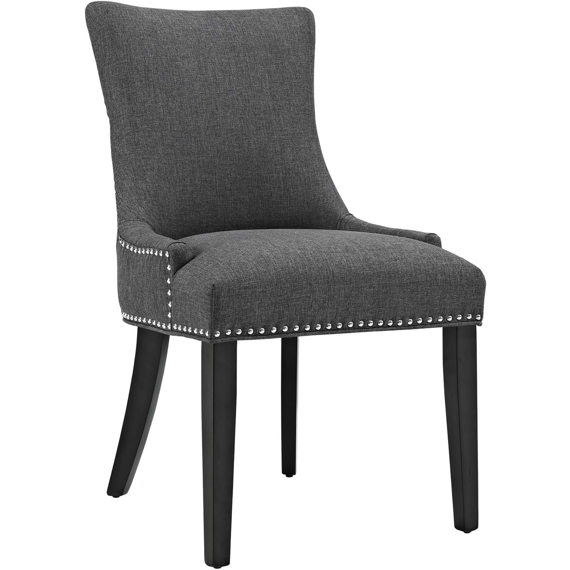 Mar Dining Side Chair Fabric Set Of 2 Gray