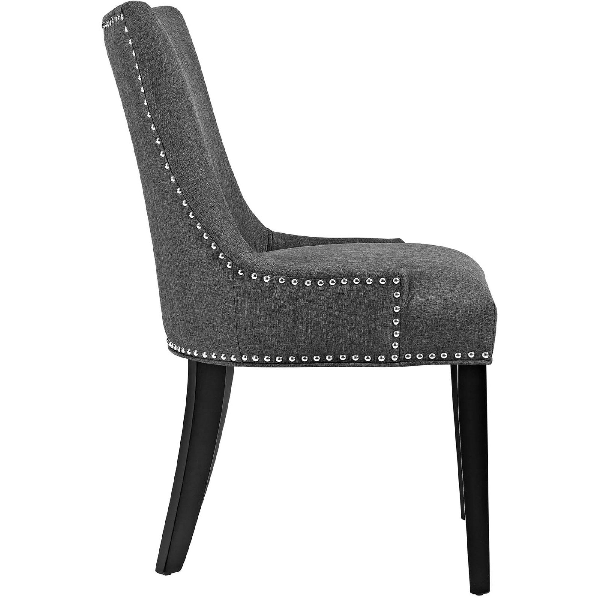 Mar Dining Side Chair Fabric Set Of 2 Gray