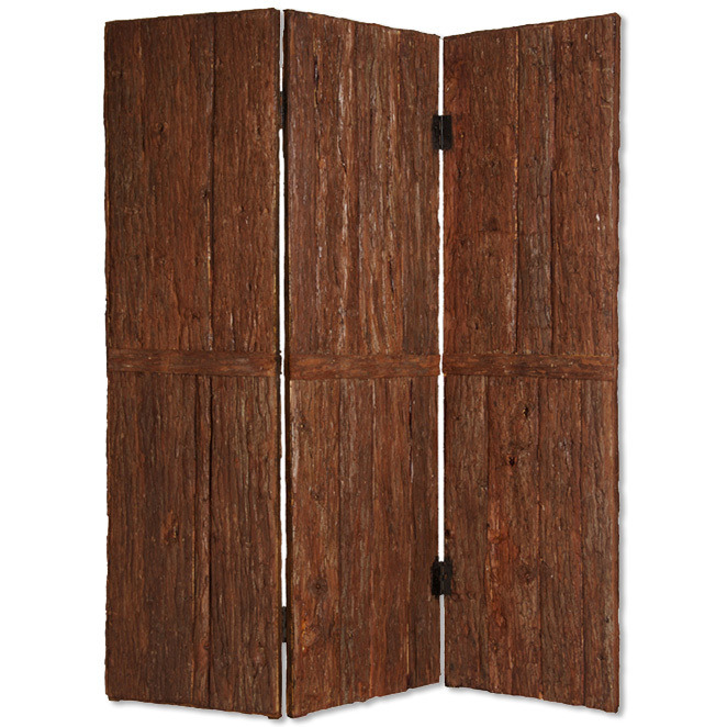 1"" X 62"" X 72"" Brown Wood Tahoe  Screen