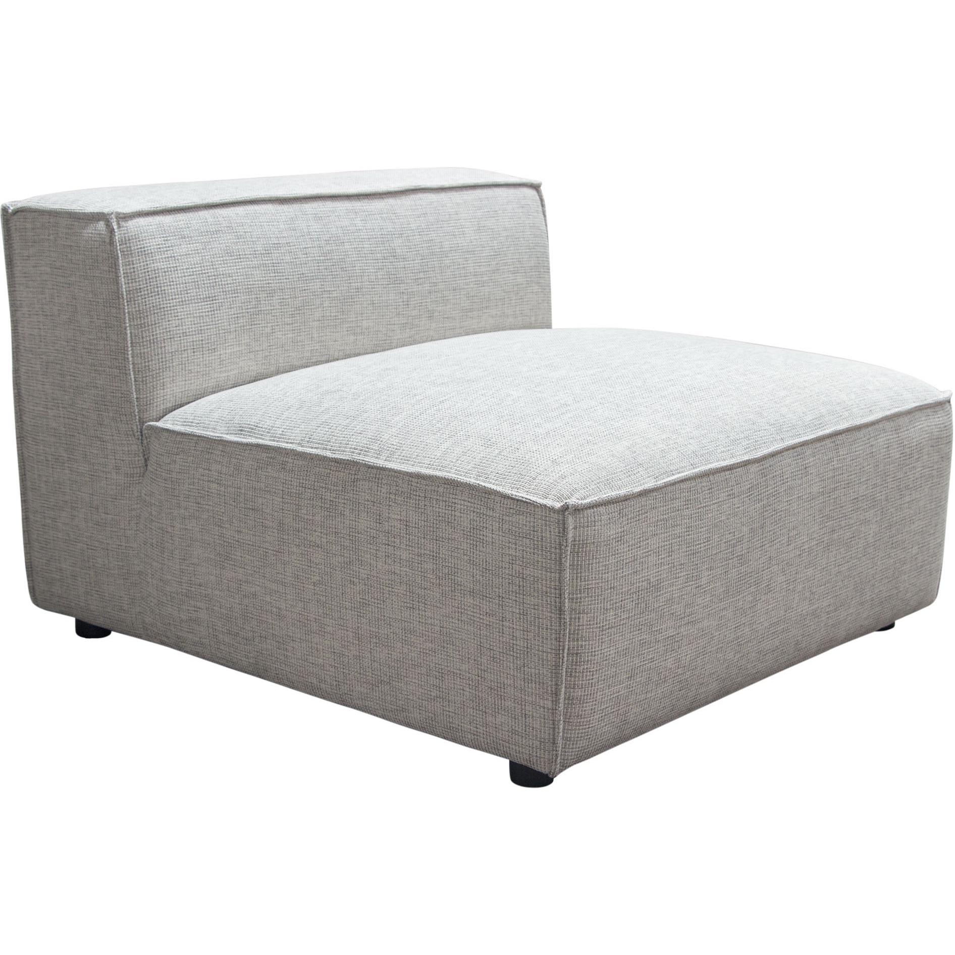 Vice Armless Chair In Barley Fabric By Diamond Sofa