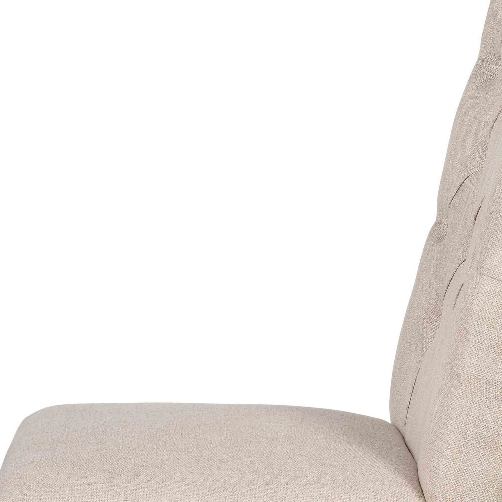 Set Of 2 Dining Chairs Gray Oak Rubberwood Legs Seat Solid Back