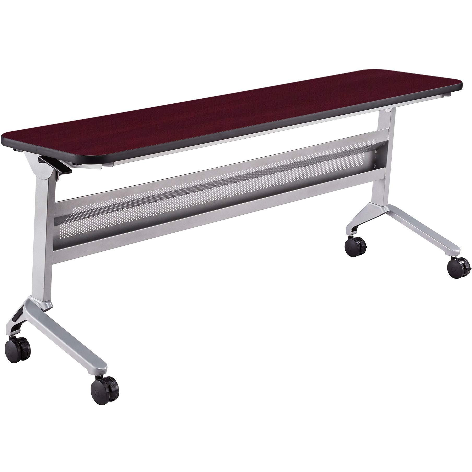 Safco Products Flip-N-Go Training Table  Regal Mahogany
