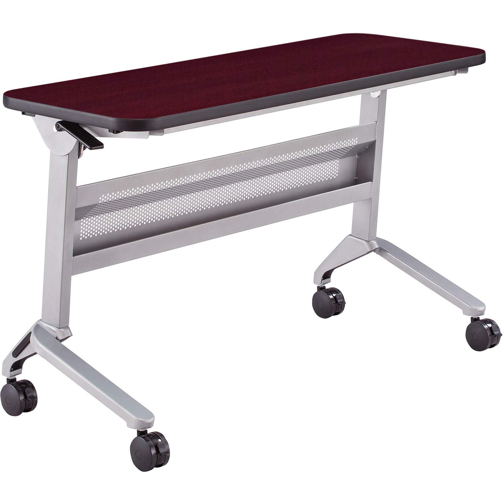 Safco Products Flip-N-Go Training Table  Regal Mahogany