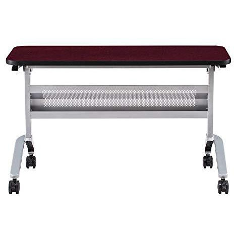 Safco Products Flip-N-Go Training Table  Regal Mahogany