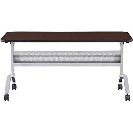 Flip-N-Go 24 X 60"" Rectangular Training Table - Mocha