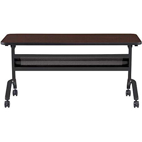 Flip-N-Go 24 X 60"" Rectangular Training Table  Lpl - Mocha
