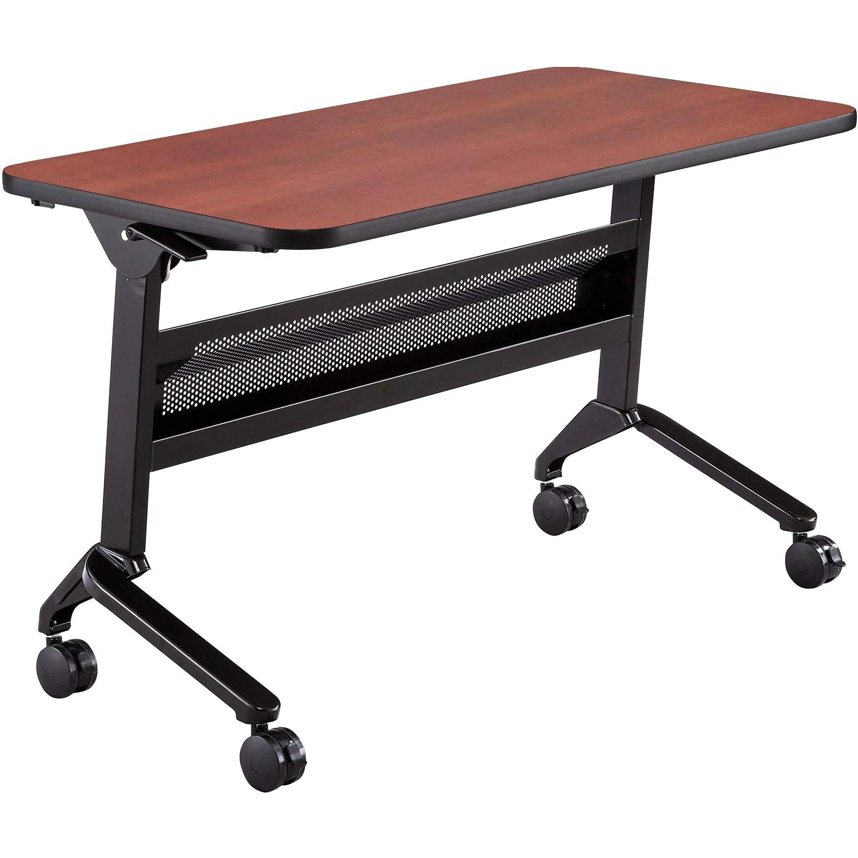 Safco Products Flip-N-Go Training Table  Biltmore Cherry
