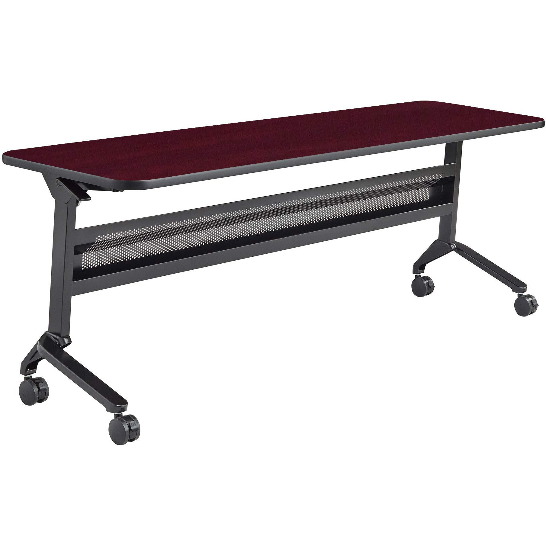 Safco Products Flip-N-Go Training Table  Regal Mahogany