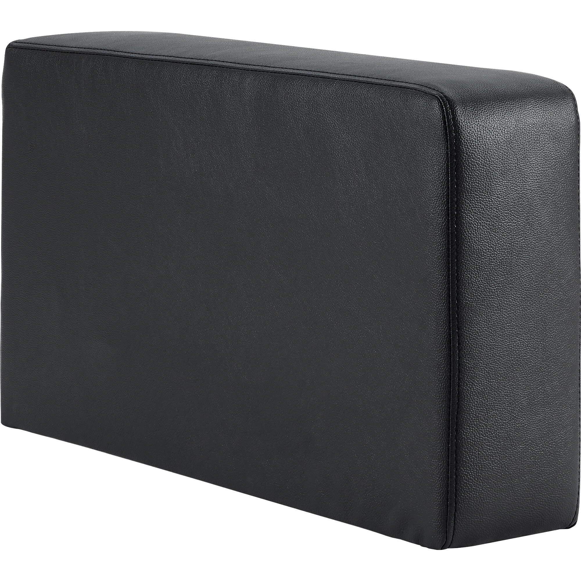 Lorell Contemporary Sofa Seat Cushioned Armrest Assembly  134 X 48 X 255  Black