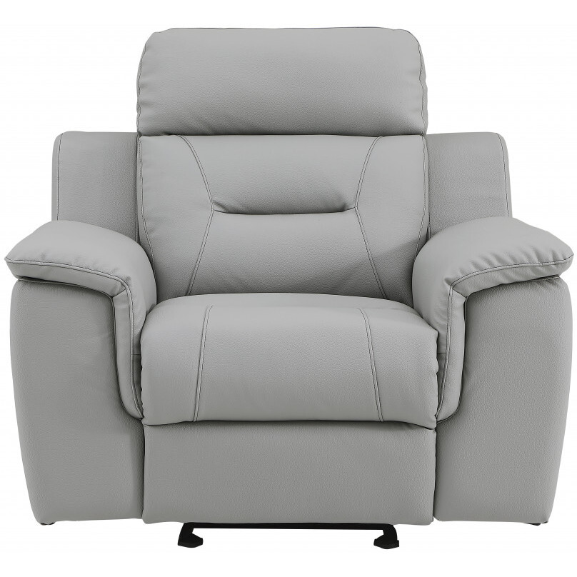 41"" Grey Fascinating Leather Reclining Chair.