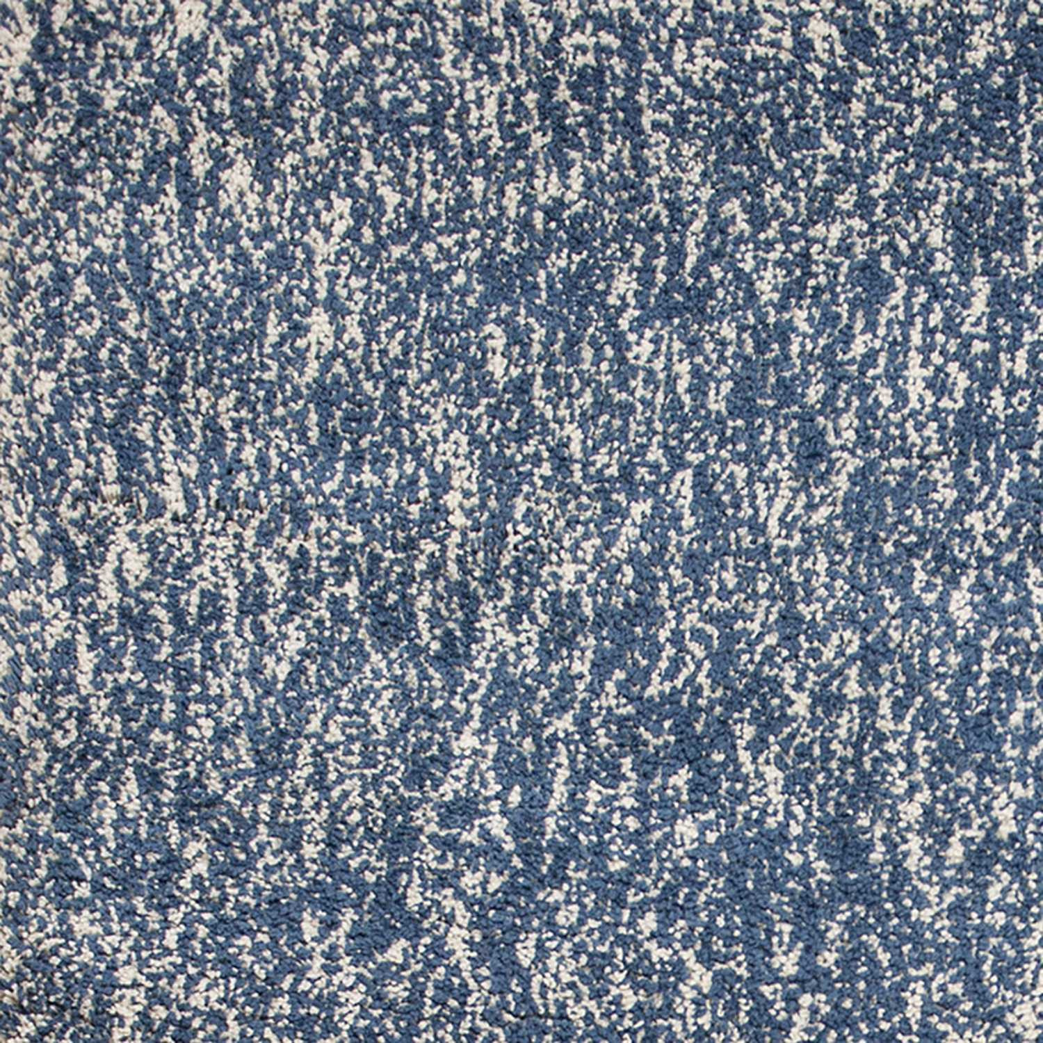 3'X5' Indigo Ivory Heather Indoor Shag Rug