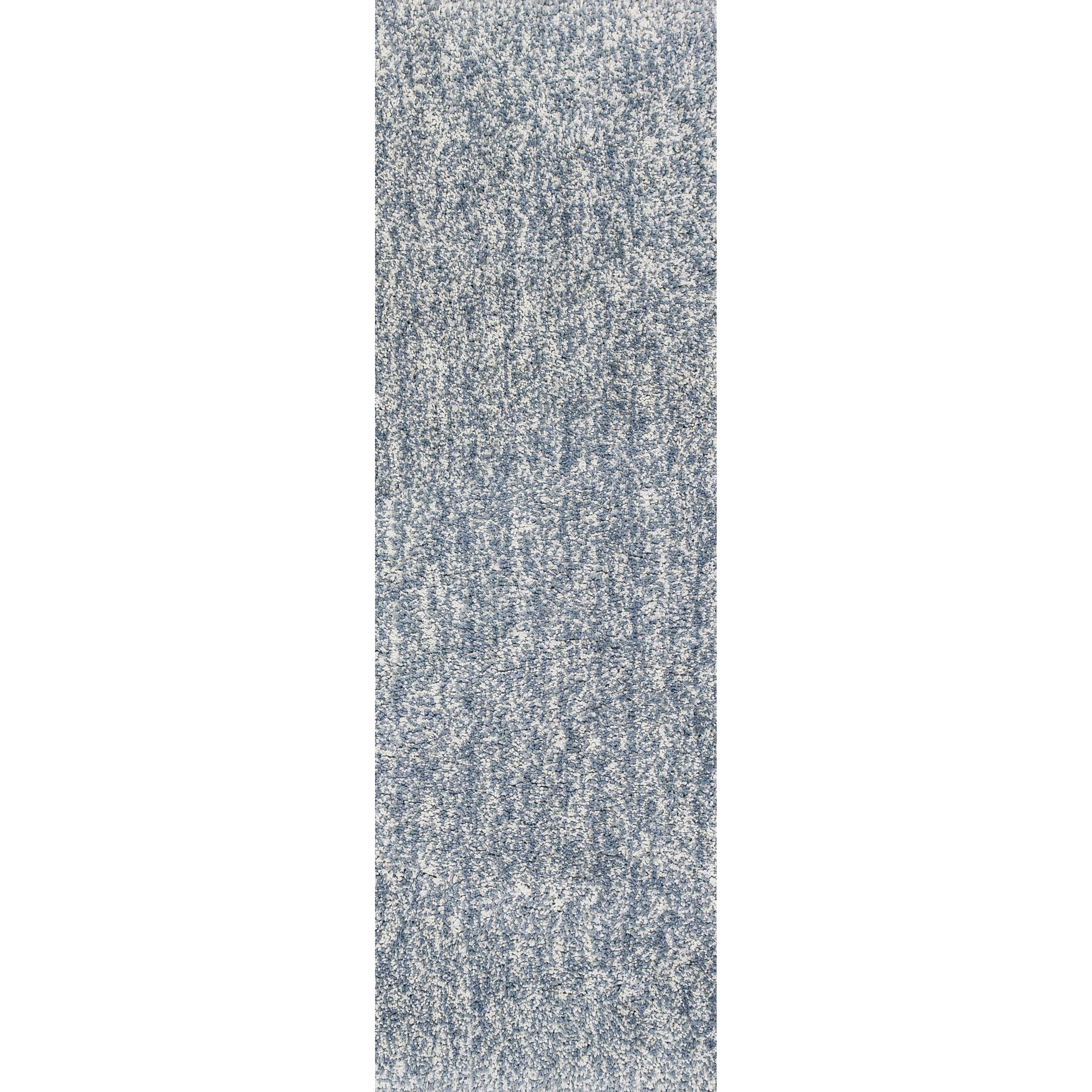 8' Slate Heather Plain Runner Rug
