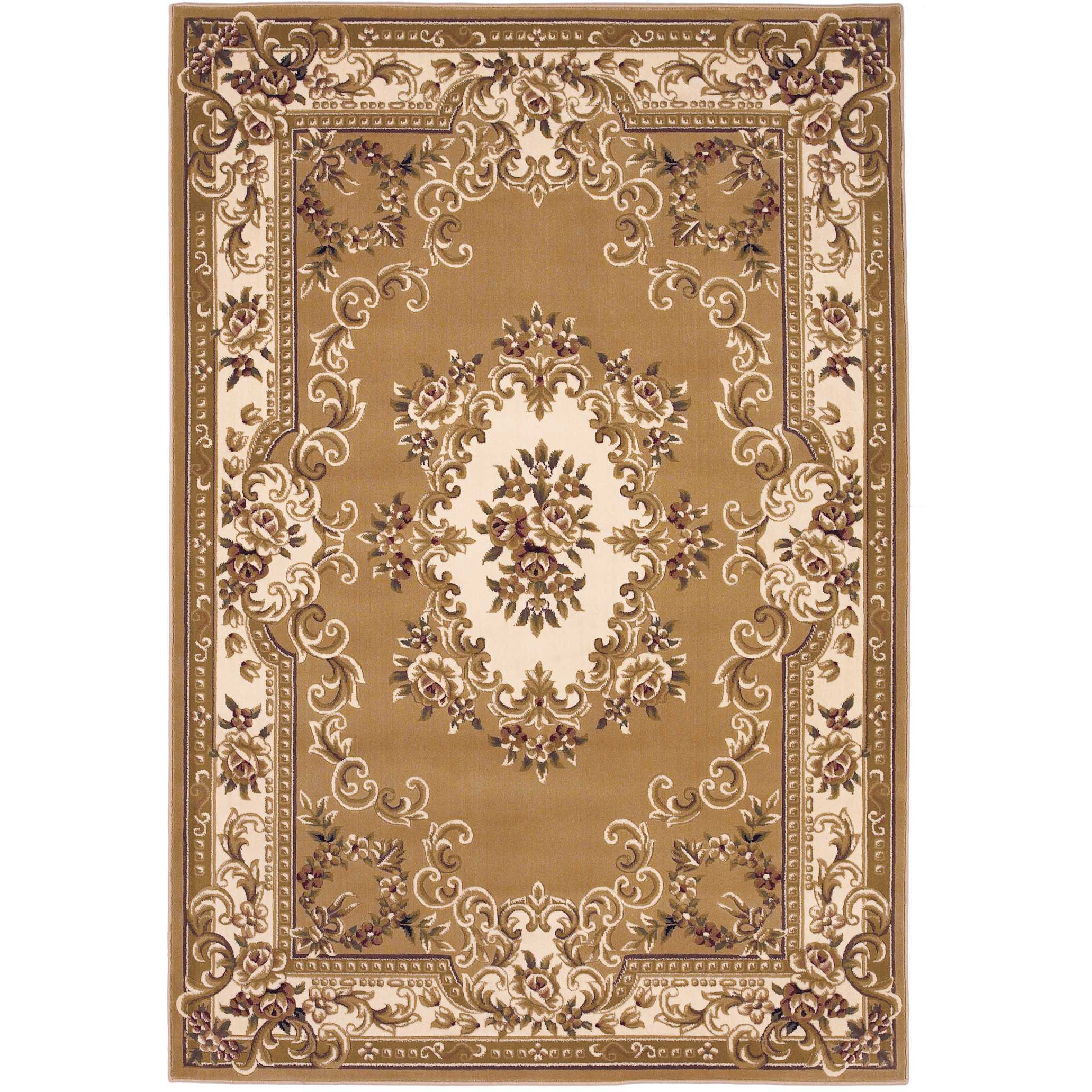 2' X 3' Polypropylene Beige Or Ivory Accent Rug