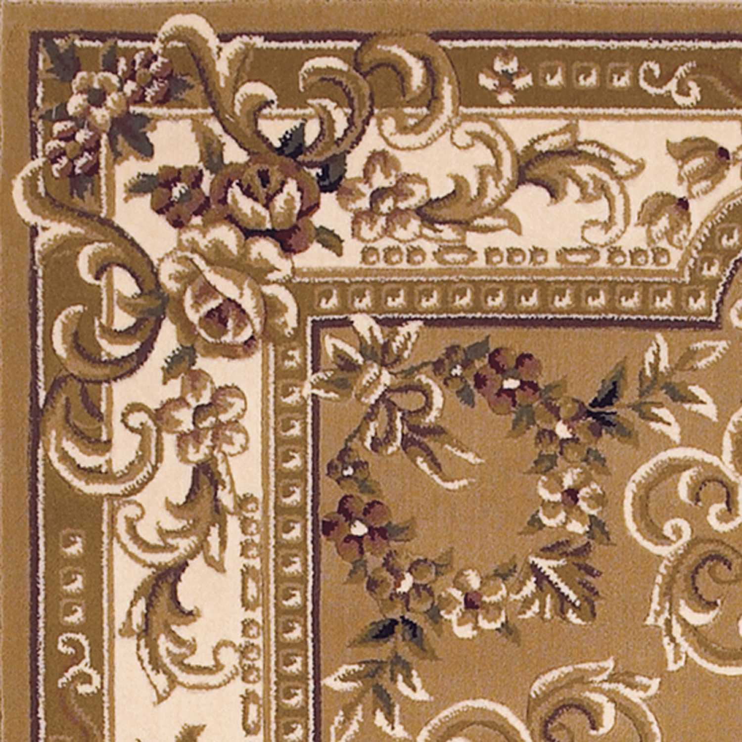 2' X 3' Polypropylene Beige Or Ivory Accent Rug