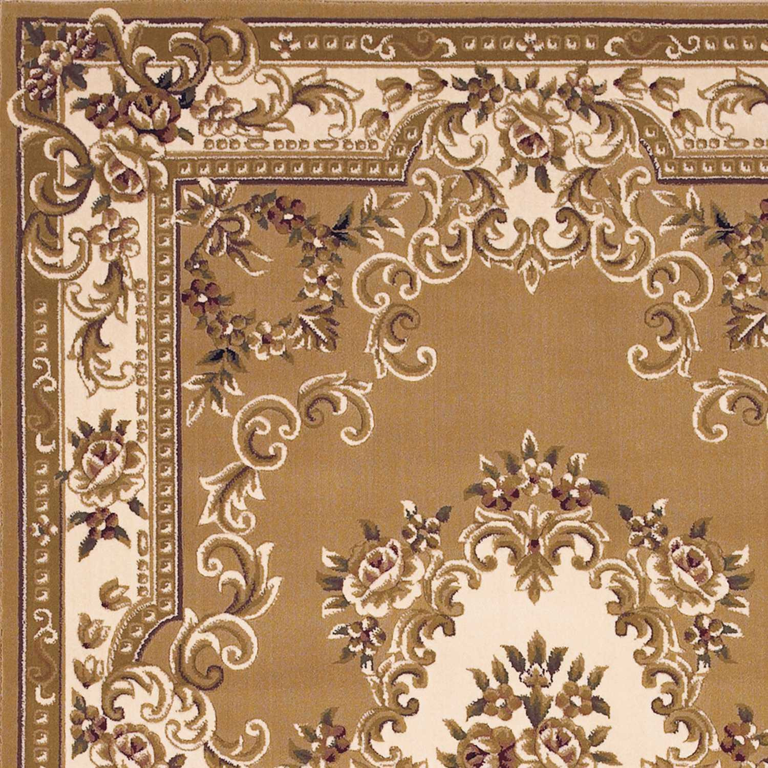 2' X 3' Polypropylene Beige Or Ivory Accent Rug