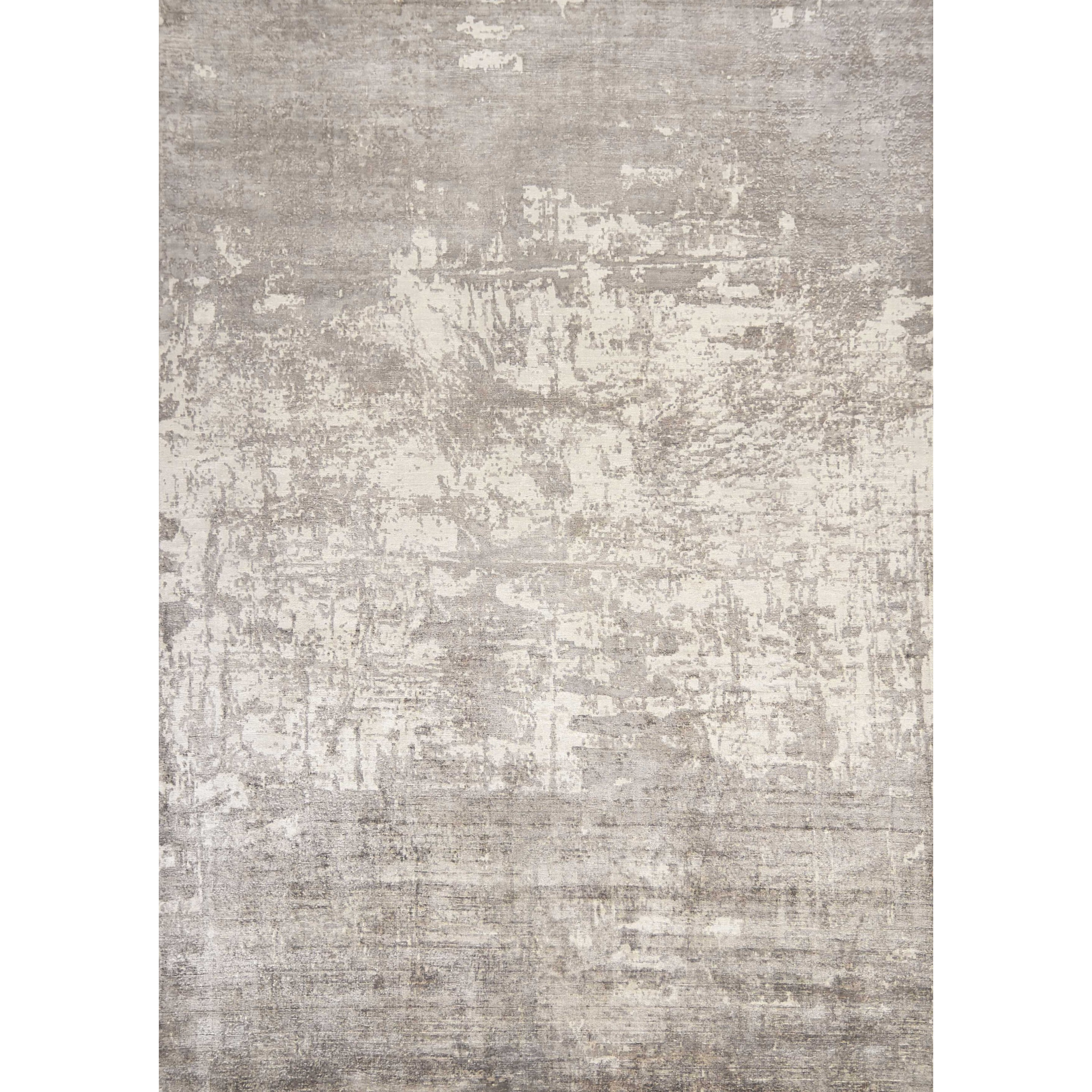 3' X 5' Beige Abstract Viscose Indoor Area Rug