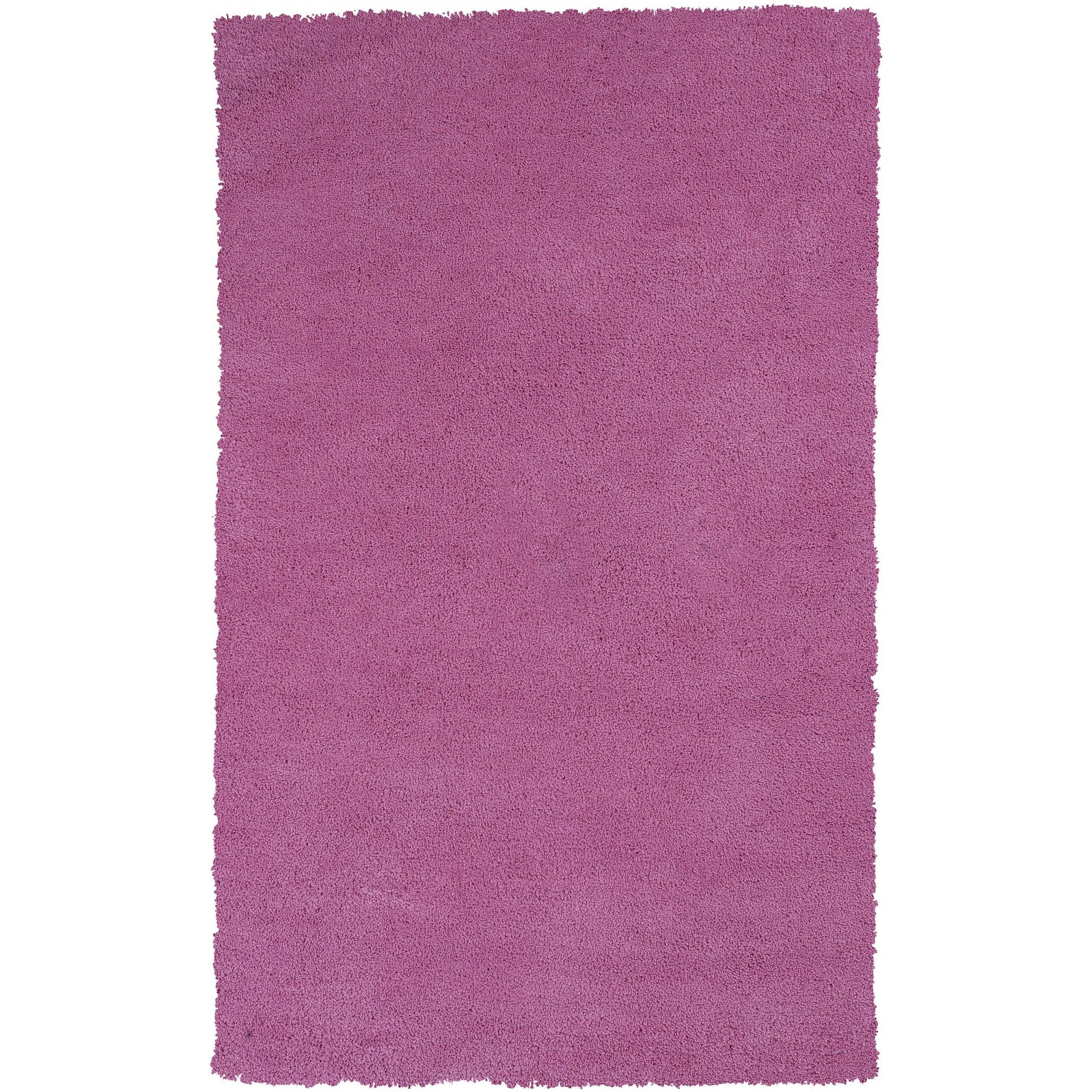 5'X7' Hot Pink Indoor Shag Rug