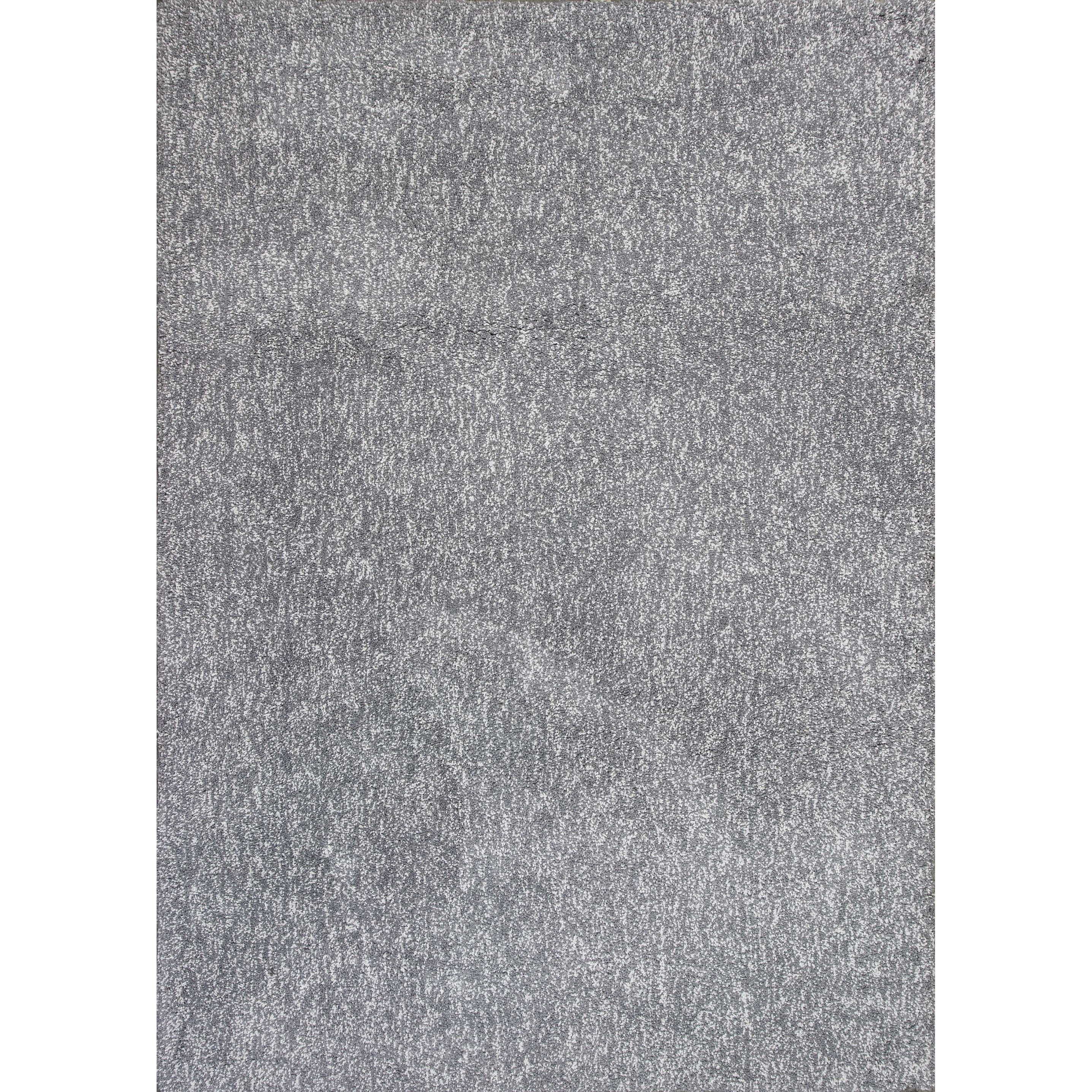 8' X 10' Polyester Grey Heather Area Rug