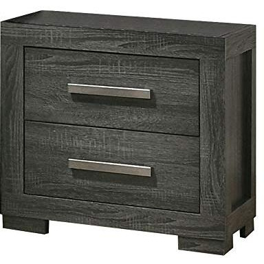 Lisa Night Stand In Weathered Gray