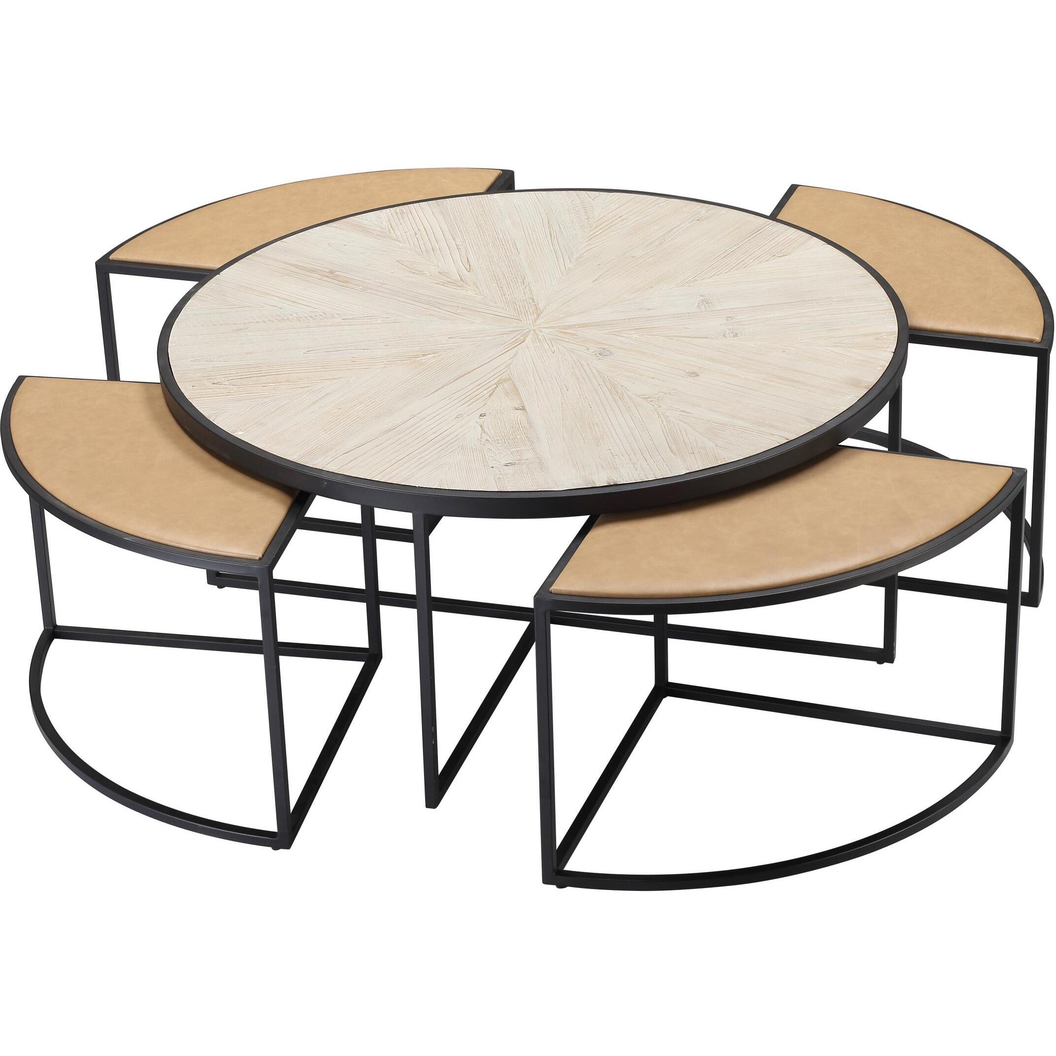 Burnham Home 5-Piece Olivia Coffee Table