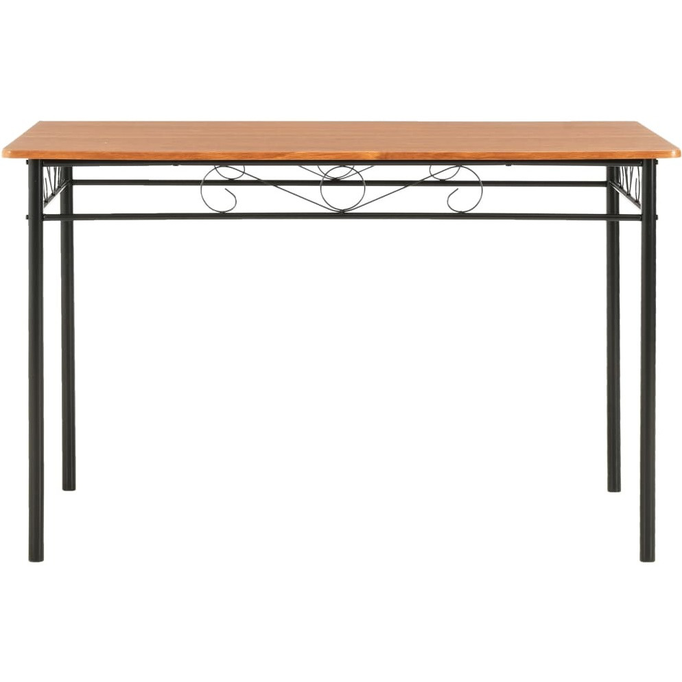 Vidaxl Dining Table Brown 47.2"&quotX27.6"&quotX29.5"" Mdf