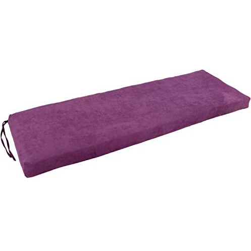 51-Inch By 19-Inch Solid Microsuede Bench Cushion 951X19-Ms-Uv