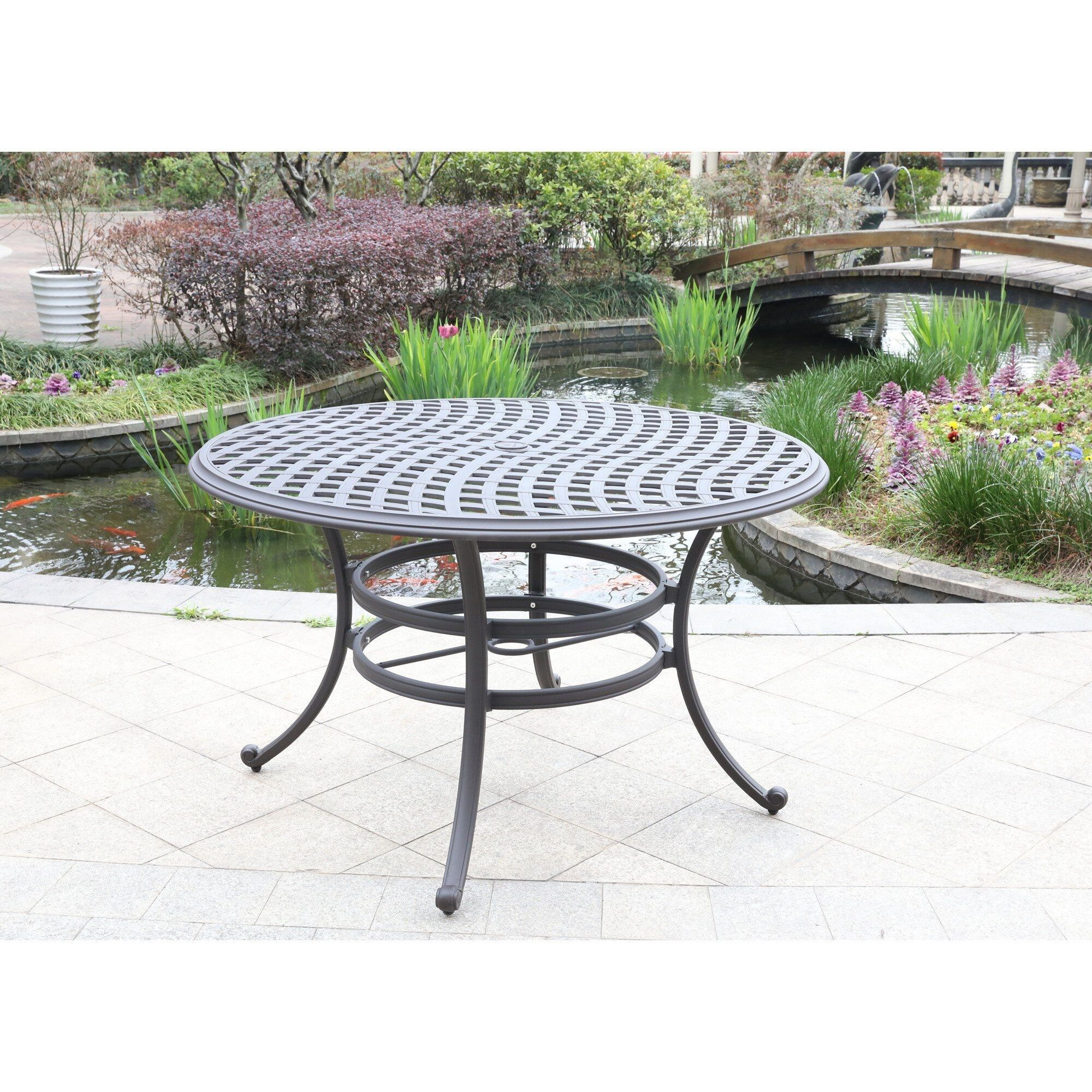 Round Dining Table  Espresso Brown(D0102H7Ccw8)