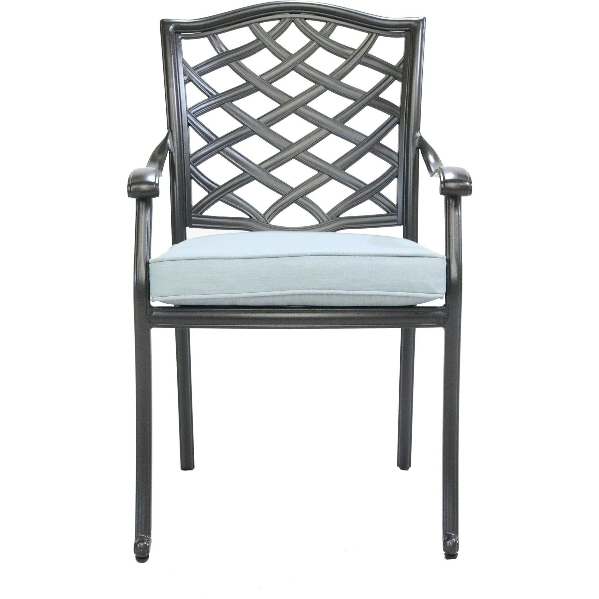 Dining Arm Chair  Light Blue  Set Of 2(D0102H7Ccm2)