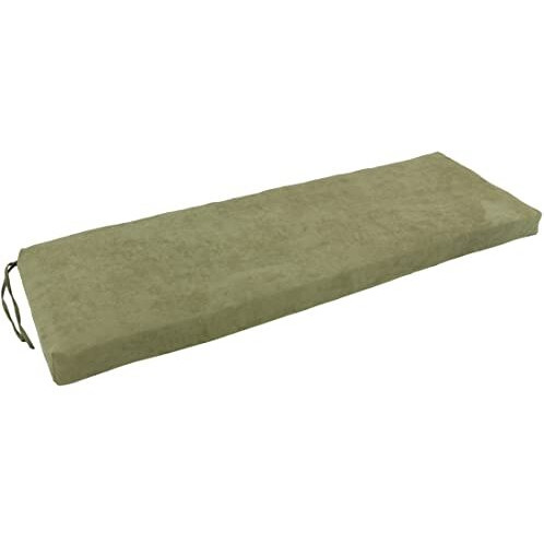 54-Inch By 19-Inch Solid Microsuede Bench Cushion  954X19-Ms-Sg
