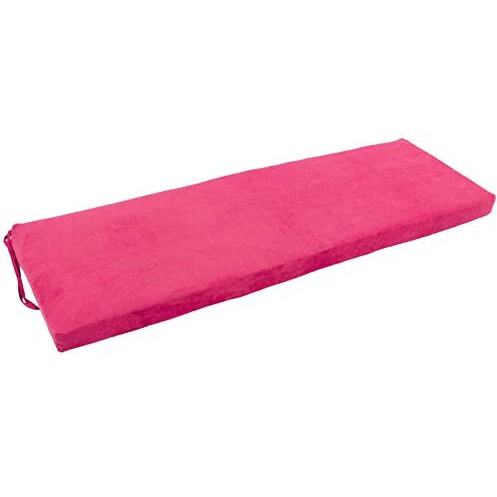 57-Inch By 19-Inch Solid Microsuede Bench Cushion  957X19-Ms-Bb