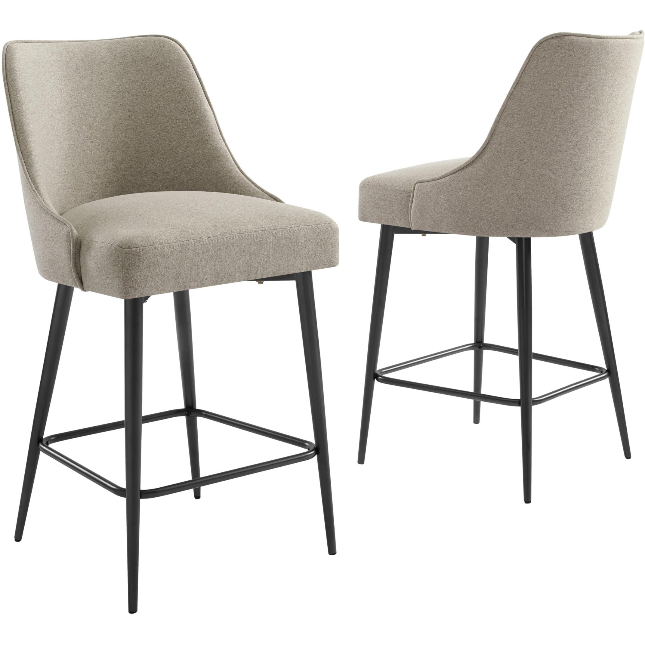 Olson Counter Chair Khaki - Set Of 2