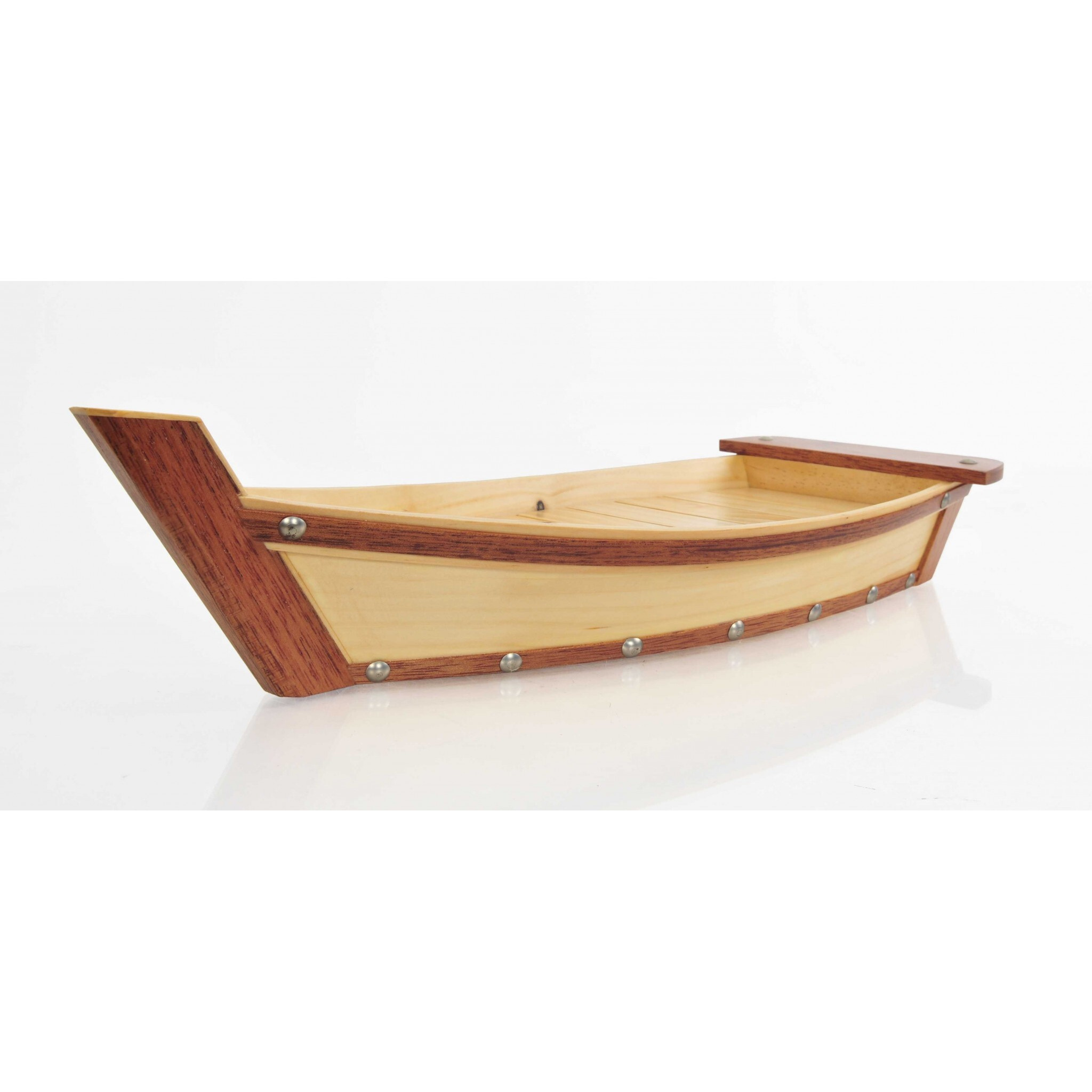 6.25"" X 16.75"" X 3.37""  Small Wooden Sushi Boat  Serving Tray