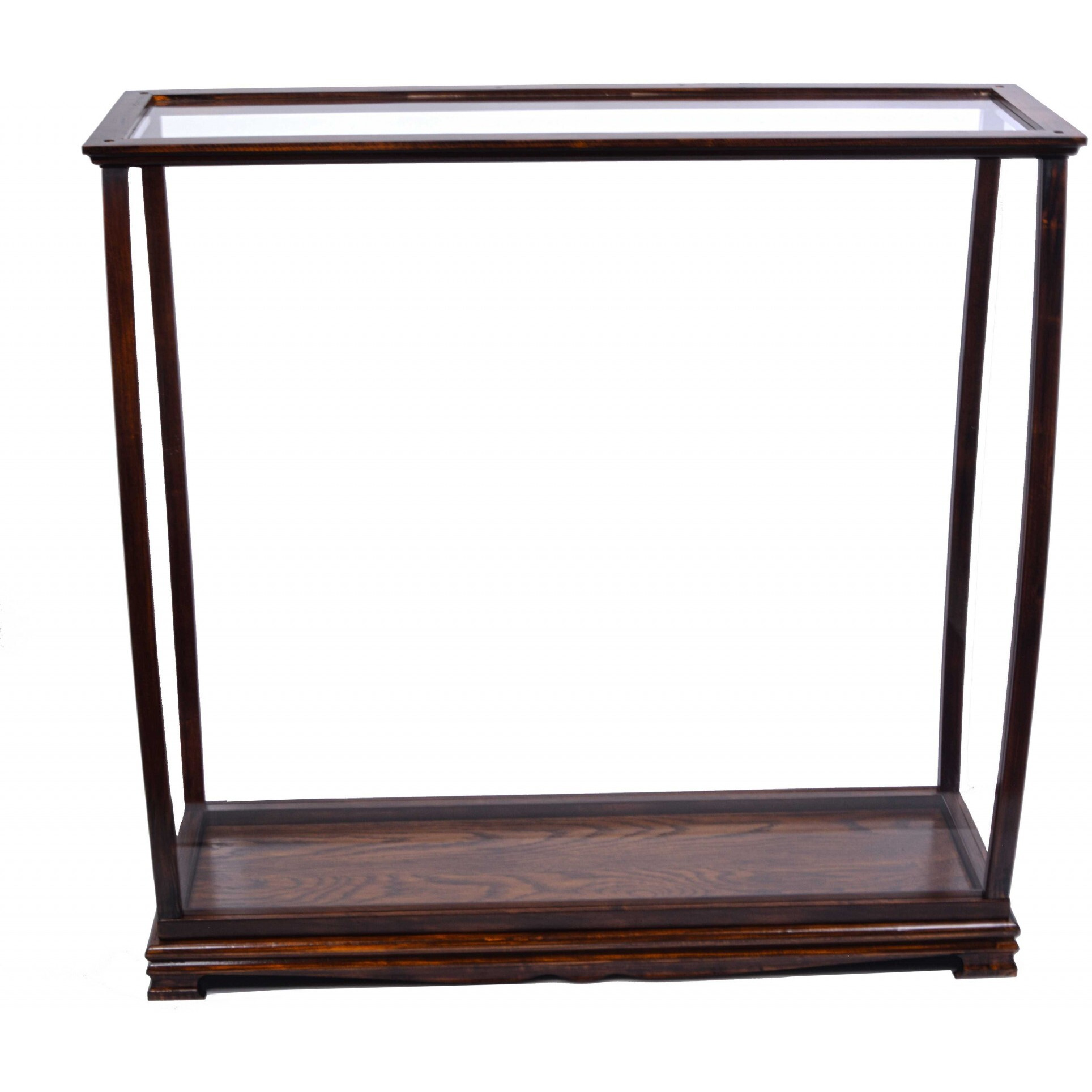 13.75"" X 40"" X 39.25"" Browntable Top Display Case Classic