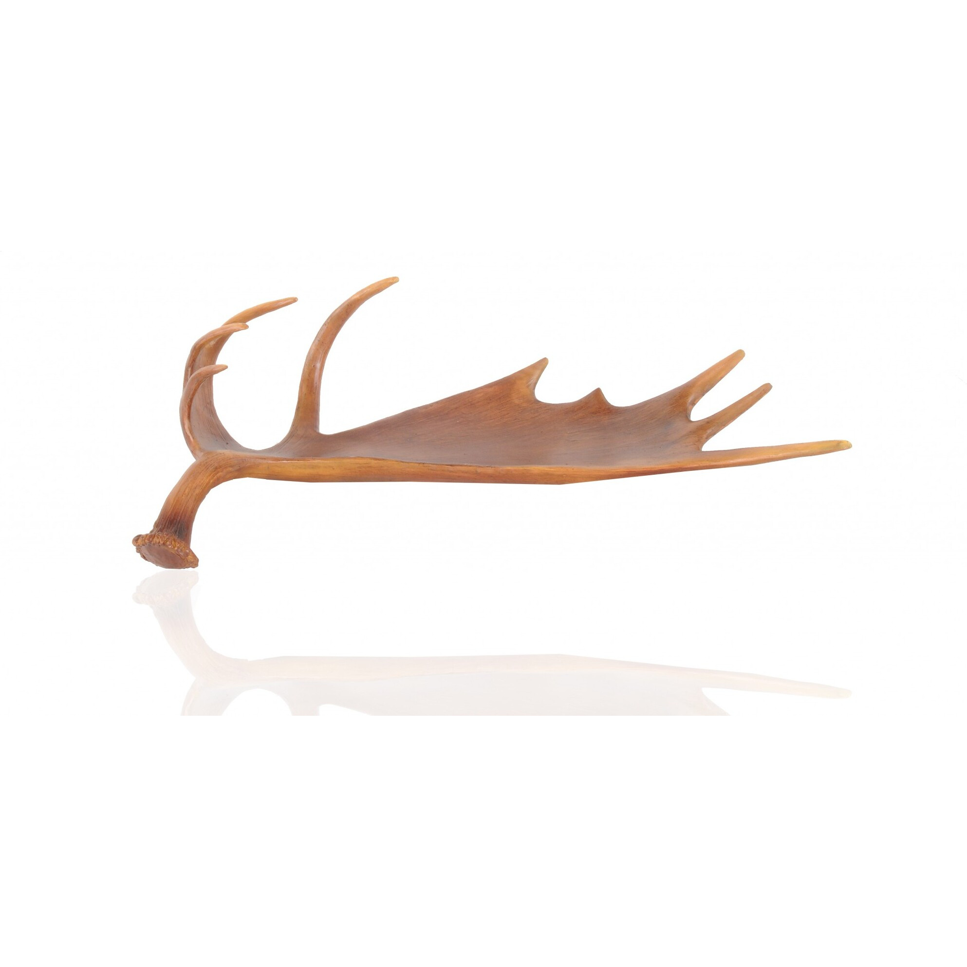 12"" X 23.5"" X 6.5"" Deer Antler Tray