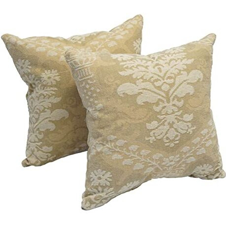17-Inch Jacquard Throw Pillows With Inserts (Set Of 2)  9910-S2-Id-015