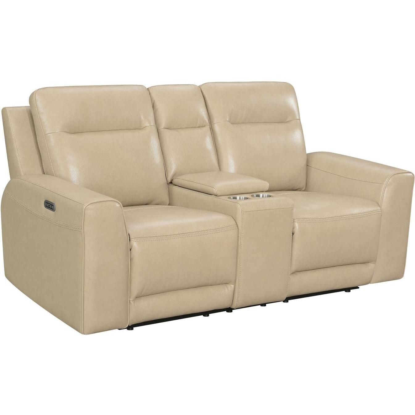 Steve Silver Doncella Pwr Console Love Seats  76 X 39 X 40  Sand