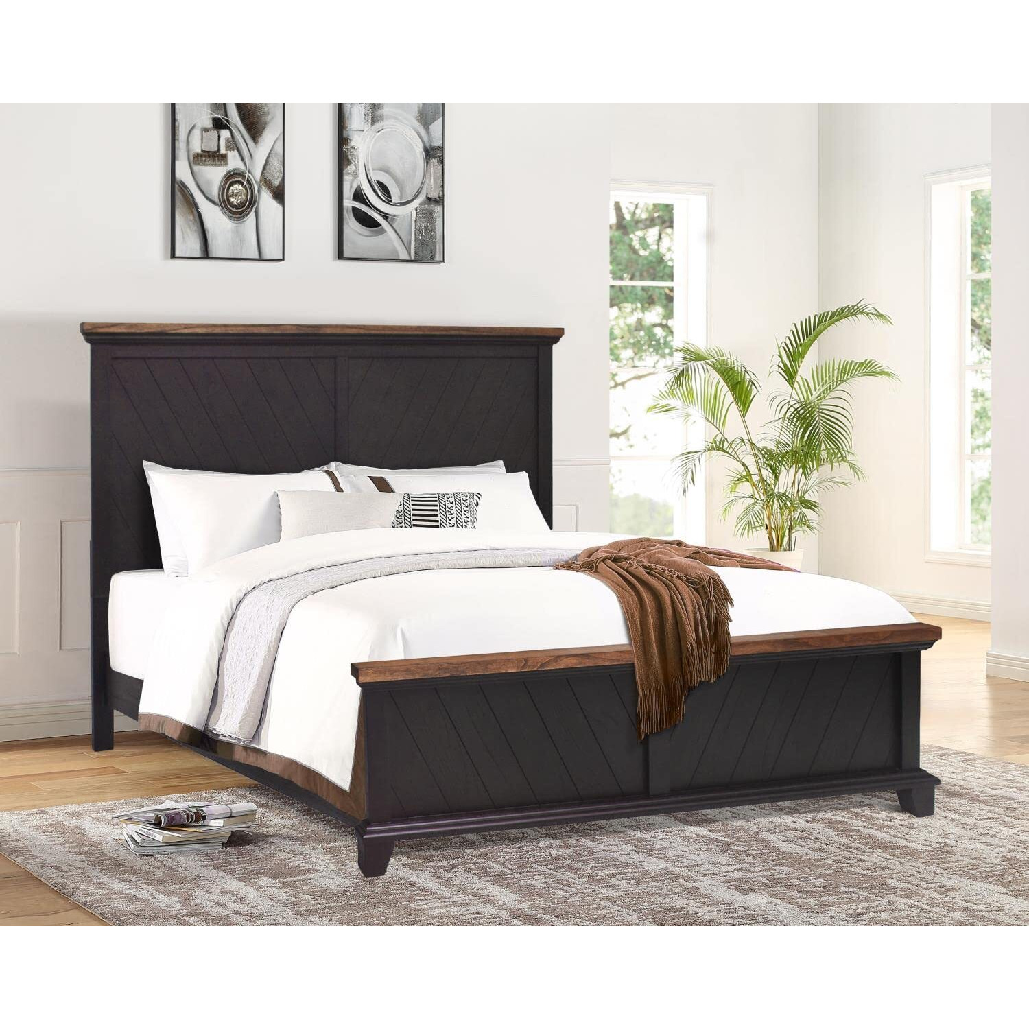 Bear Creek Queen Bed Brown